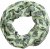 Ulla Popken Leaf Print Infinity Scarf Pistachio - Accessoires - 