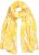 Ulla Popken Circle Print Scarf Yellow - Accessoires - 