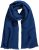 Ulla Popken Pleated Lightweight Scarf Dark Blue - Accessoires - Schals für Damen