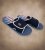 D555 DRAKE Slippers With Velcro Fastening Navy - Herrenschuhe 40-52 - 