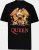 JP1880 Queen Graphic Comfort Fit Band T-Shirt Black - Herren-T-shirts - Herren-T-Shirts in großen Größen