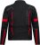 JP1880 Sporty Touring Motorcycle Jacket Black & Red - Motorradbekleidung in Übergrößen - Motorradbekleidung in großen Größen für Herren