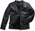 JP1880 Classic Biker Style Leather Jacket Black - Herren jacken - Herren Jacken in großen Größen