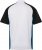 JP1880 FLEXNAMIC® QuickDry Tennis Polo Black-White-Blue - Sportbekleidung & outdoor - Sportbekleidung in große größen für herren
