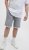 Jack & Jones Rick Icon I.K. GE 063 Shorts Grey Denim - Herrenshorts in großen Größen - Herrenshorts in großen Größen