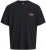 Jack & Jones Botaniq Crew Neck T-Shirt Black - Herren-T-shirts - Herren-T-Shirts in großen Größen