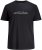 Jack & Jones Lavance Crew Neck T-Shirt Black Beauty - Herren-T-shirts - Herren-T-Shirts in großen Größen