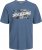 Jack & Jones Hawaii Shape Crew Neck T-Shirt Blue - Herren-T-shirts - Herren-T-Shirts in großen Größen