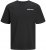 Jack & Jones Hawaii Crew Neck T-Shirt Black - Herren-T-shirts - Herren-T-Shirts in großen Größen