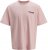 Jack & Jones Fold Crew Neck T-Shirt Tickled Pink - Herren-T-shirts - Herren-T-Shirts in großen Größen