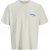 Jack & Jones Fold Crew Neck T-Shirt Antique White - Herren-T-shirts - Herren-T-Shirts in großen Größen