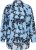 Kaffe Curve Sasja Langarmhemd Blue Snake Flower - Blusen & Tuniken - 