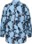 Kaffe Curve Sasja Langarmhemd Blue Snake Flower - Blusen & Tuniken - 