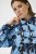 Kaffe Curve Sasja Langarmhemd Blue Snake Flower - Blusen & Tuniken - 