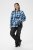 Kaffe Curve Sasja Langarmhemd Blue Snake Flower - Blusen & Tuniken - 