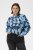 Kaffe Curve Sasja Langarmhemd Blue Snake Flower - Blusen & Tuniken - 