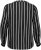 Kaffe Curve Sida Bluse Schwarz/Kreide Gestreift - Blusen & Tuniken - 