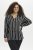 Kaffe Curve Sida Bluse Schwarz/Kreide Gestreift - Blusen & Tuniken - 