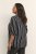 Kaffe Curve Sida Bluse Schwarz/Kreide Gestreift - Blusen & Tuniken - 