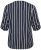 Kaffe Curve Sida Bluse Midnight/Kreide Gestreift - Blusen & Tuniken - 