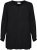 Kaffe Curve Ami Langarm Tunika Tiefschwarz - T-Shirts - 