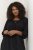 Kaffe Curve Ami 3/4-Arm Tunika Tiefschwarz - T-Shirts - 