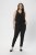 Kaffe Curve Jia Hose mit Gürtel Tiefschwarz - Jeans & Hosen in Großen Größen – Plus Size Damenmode - 