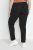 Kaffe Curve Jia Hose mit Gürtel Tiefschwarz - Jeans & Hosen in Großen Größen – Plus Size Damenmode - 
