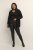 Kaffe Curve Farsia Strickjacke Tiefschwarz - Hoodies & Sweatshirts - 