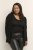 Kaffe Curve Farsia Strickjacke Tiefschwarz - Hoodies & Sweatshirts - 