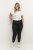 Kaffe Curve Leana Chino 7/8-Hose Tiefschwarz - Jeans & Hosen in Großen Größen – Plus Size Damenmode - 