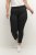 Kaffe Curve Leana Chino 7/8-Hose Tiefschwarz - Jeans & Hosen in Großen Größen – Plus Size Damenmode - 