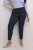 Kaffe Curve Leana Chino 7/8-Hose Mitternachtsmarine - Jeans & Hosen in Großen Größen – Plus Size Damenmode - 