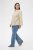 Kaffe Curve Josa Shirt Feather Grey Stripe - Hemdblusen - 