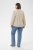 Kaffe Curve Josa Shirt Feather Grey Stripe - Hemdblusen - 