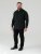 D555 Richard Langarm Oxford-Hemd TALL Schwarz - TALL hemden - 