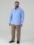 D555 Richard Langarm Oxford-Hemd TALL Hellblau - TALL hemden - 