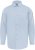 D555 Oliver Fleckenabweisendes Bügelfreies Stretch-Langarmhemd Hellblau - Herrenhemden - Herrenhemden in großen Größen