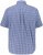 JP1880 Short Sleeve Check Print Traditional Shirt Blue - Herrenhemden - Herrenhemden in großen Größen