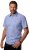 JP1880 Short Sleeve Check Print Traditional Shirt Blue - Herrenhemden - Herrenhemden in großen Größen