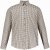 JP1880 Long Sleeve Check Print Traditional Shirt Brown - Herrenhemden - Herrenhemden in großen Größen
