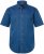 JP1880 Shirt Denim Short Sleeve Blue TALL - HERRENBEKLEIDUNG MT-6XLT - Langgrößen für Herren