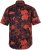 JP1880 Shirt Short Sleeve Linen Blend Red - Herrenhemden - Herrenhemden in großen Größen