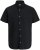 Jack & Jones Breeze Linen Short Sleeve Shirt Black - Herrenhemden - Herrenhemden in großen Größen