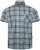 Kam Jeans 6339 Checked Short Sleeve Shirt Mineral Blue - Herrenhemden - Herrenhemden in großen Größen