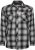 Kam Jeans 6352 Western Twin Pocket Long Sleeve Shirt Charcoal - Herrenhemden - Herrenhemden in großen Größen