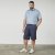 North Latitude Cool Effect Comfort Fit Shorts Blue - Herrenshorts - Herrenshorts in großen Größen