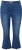 Ulla Popken Cropped Flared Eyelet Jeans Denim Blue - Jeans & Hosen in Großen Größen – Plus Size Damenmode - Jeans & Hosen, EU 42–70