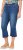 Ulla Popken Cropped Flared Eyelet Jeans Denim Blue - Jeans & Hosen in Großen Größen – Plus Size Damenmode - 