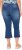 Ulla Popken Cropped Flared Eyelet Jeans Denim Blue - Jeans & Hosen in Großen Größen – Plus Size Damenmode - Jeans & Hosen, EU 42–70